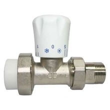 日丰 302黄铜暖气截止阀(镍)(直式) F12-J25*3/4(H)DN20