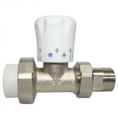 日丰 302黄铜暖气截止阀(镍)(直式)  F12-J25*3/4(H)DN20