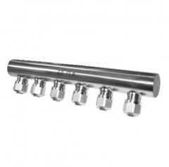 日丰 不锈钢活接式分水器(单头螺纹) FS2-3/4F-1418×6(D)
