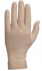 代尔塔 带粉乳胶一次性手套（1只） V1310
