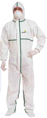 代尔塔 胶条型限次性无纺布连体服 DT119