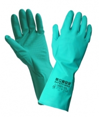 赛立特 丁腈钻石纹防化手套31.5cm  L18501 9/L