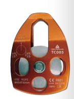 代尔塔 铝制单滑轮 TC005