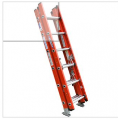 稳耐 玻璃钢3节延伸梯4米 D6216-3