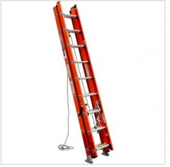 稳耐 玻璃钢3节延伸梯7.6米 D6228-3