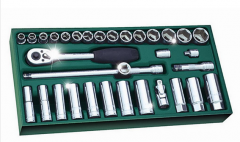 世达 工具托组套-33件10MM系列套筒 09902