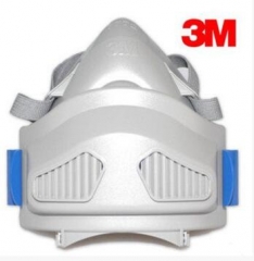 3M 7772 7770系列 硅胶半面型单滤盒防尘面罩（中号）
