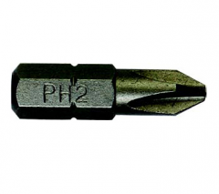 史丹利  6.3MM系列十字旋具头PH0x25mm(x10)  63-021T-23