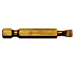 史丹利  6.3MM系列镀钛一字旋具头SL3.0x50mm  63-181T-23
