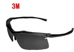 3M PELTOR LE200 40175 高端墨镜（灰色镜片， 防雾，附送眼镜绳，眼镜布，眼镜包）