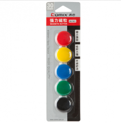 齐心 B2383 强力磁粒5个装 30mm
