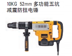 得伟  10KG 52mm 多功能五坑减震防扭电锤 D25762K