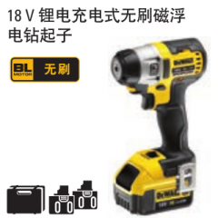 得伟 18V锂电充电式无刷磁浮冲击起子 2x4.0Ah电池套装 DCF895M2