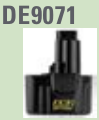 得伟 12V 2.0Ah 镍铬电池 DE9071