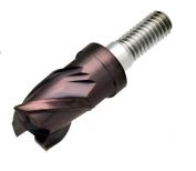 正河源 M110锁牙式钨钢圆鼻子铣刀 M1102090-2010M10-3T OM4030