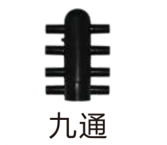 保利 HDPE地源热泵管件  九通Dn75×32mm
