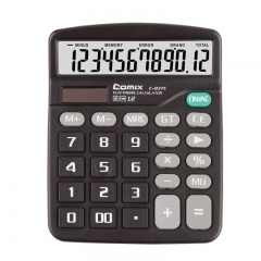 齐心 C-837C 计算器 中台 超省钱普通办公 黑