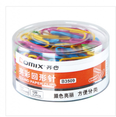 齐心 B3509 亮彩回形针