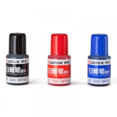 齐心 M705板笔墨水 12ml 黑