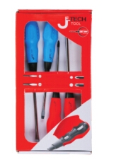 捷科 4支装软柄螺丝批套装 4PCS SET