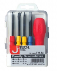捷科 中号软手柄家庭装螺丝批 FM-LH