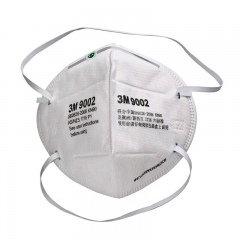 3M 双片包装折叠式防护口罩( 头带式/ 标准号）9002