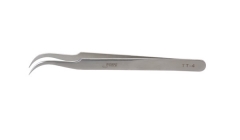捷科 120mm弯头镊子 TT-2