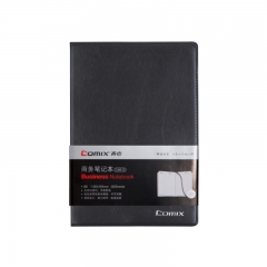 齐心 C4613 简约系列皮面本 32K 74张 黑