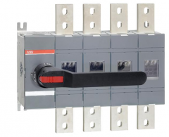 ABB SwitchLine 隔离开关四极 - 柜门操作 OT1600E04P
