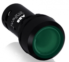 ABB 按钮 - 带灯型 复位型平钮 C P1-12G-10 灯罩颜色：绿