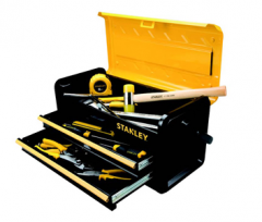 史丹利 单手开双抽屉工具箱19" STST73101-8-23