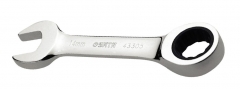世达 全抛光两用短快扳17MM 43308