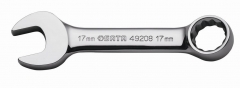 世达 全抛光两用短扳手17MM 49208