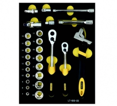史丹利 27件套10,12.5MM系列公制工具托 LT-025-23