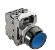 ABB 按钮指示装置 模块系列(整体型号)-带灯型平钮 MP1-42R-10 红