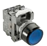 ABB 按钮指示装置 模块系列(整体型号)-带灯型平钮  MP1-42G-11 绿