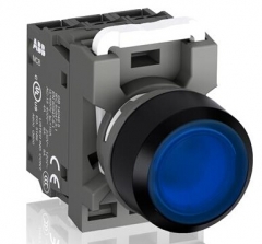ABB 按钮指示装置 模块系列(整体型号)-带灯型平钮 MP2-42G-11 绿