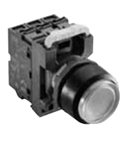 ABB 按钮指示装置 模块系列(整体型号)-带灯型凸锁按钮套装 MP4-42C-11 透明