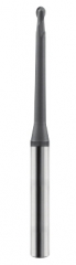 震虎 600 PLUS系列2刃深溝專用長頸球型立銑刀ø3mm P-LNBT30202 AlTiN