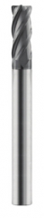 震虎 600 PLUS系列4刃長柄圓鼻立銑刀ø3mm P-LRTA030104 AlTiN