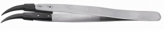 世达 防静电弯头镊子130MM 03163