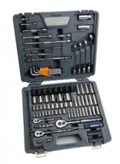 蓝点 128件6.3MM,10MM,12.5MM系列公制套筒组套 BLPATSCM128
