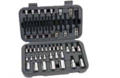 蓝点 6.3MM,10MM,12.5MM系列花形套筒、花形旋具套筒组套 BLPTSSC43