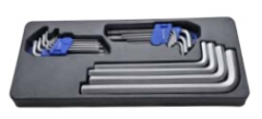 蓝点工具托组套—22件L型扳手 BPS14