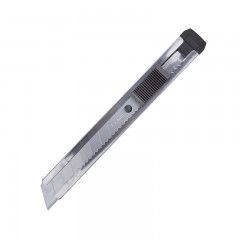 齐心 耐用美工刀 全金属配大号18mm刀片 B2810 镍
