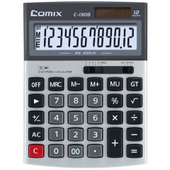齐心 中台超级耐用金刚计算器 C-130S 灰