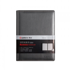 齐心 皮面笔记本 18K 80张 C5824 黑