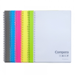 齐心 Compera 双螺旋PP面本A5 80页 CPA5801 透明