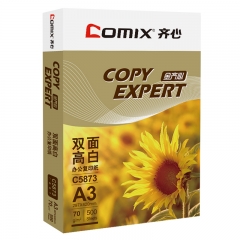 齐心 金齐心高白复印纸70克 A3 5包 C5873-5 白