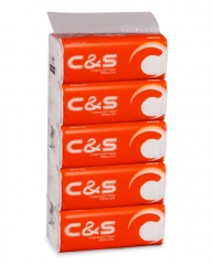 中顺洁柔 C&S150抽抽取式纸面巾(5包装) CR002-02